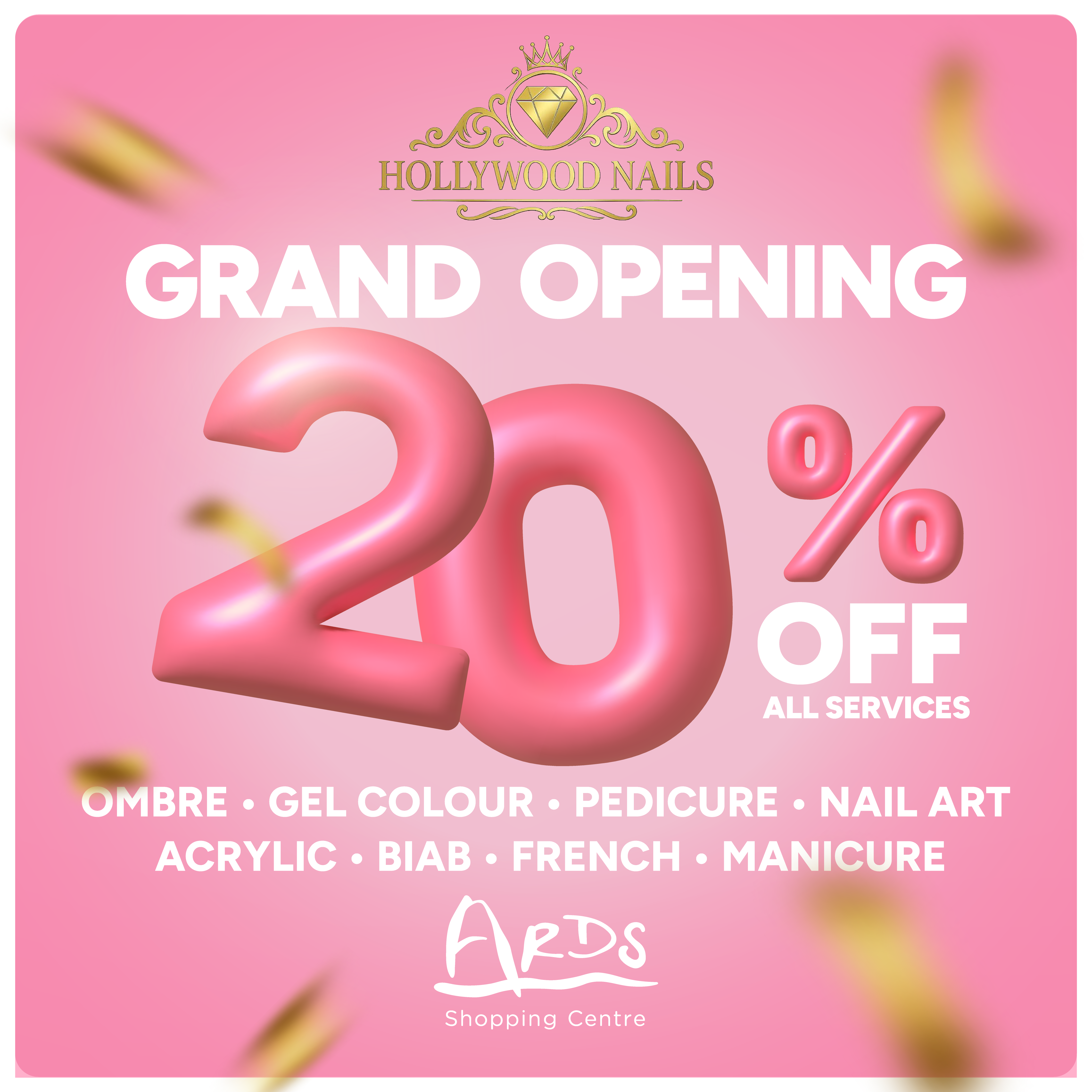 New Nail Bar- Hollywood Nails!
